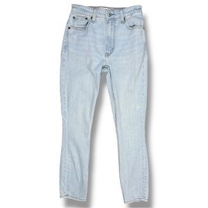 Abercrombie & Fitch Light Blue High-Rise Skinny Jeans
